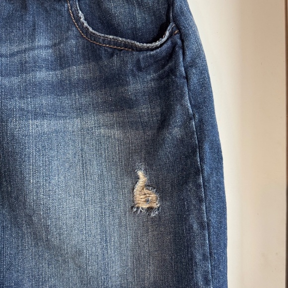 Denim Distressed Skirt Size 14 Apt 9 - Picture 3 of 7